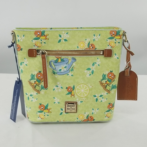 Disney Parks Dooney and Bourke Orange BIRD  Crossbody bag - Picture 1 of 15